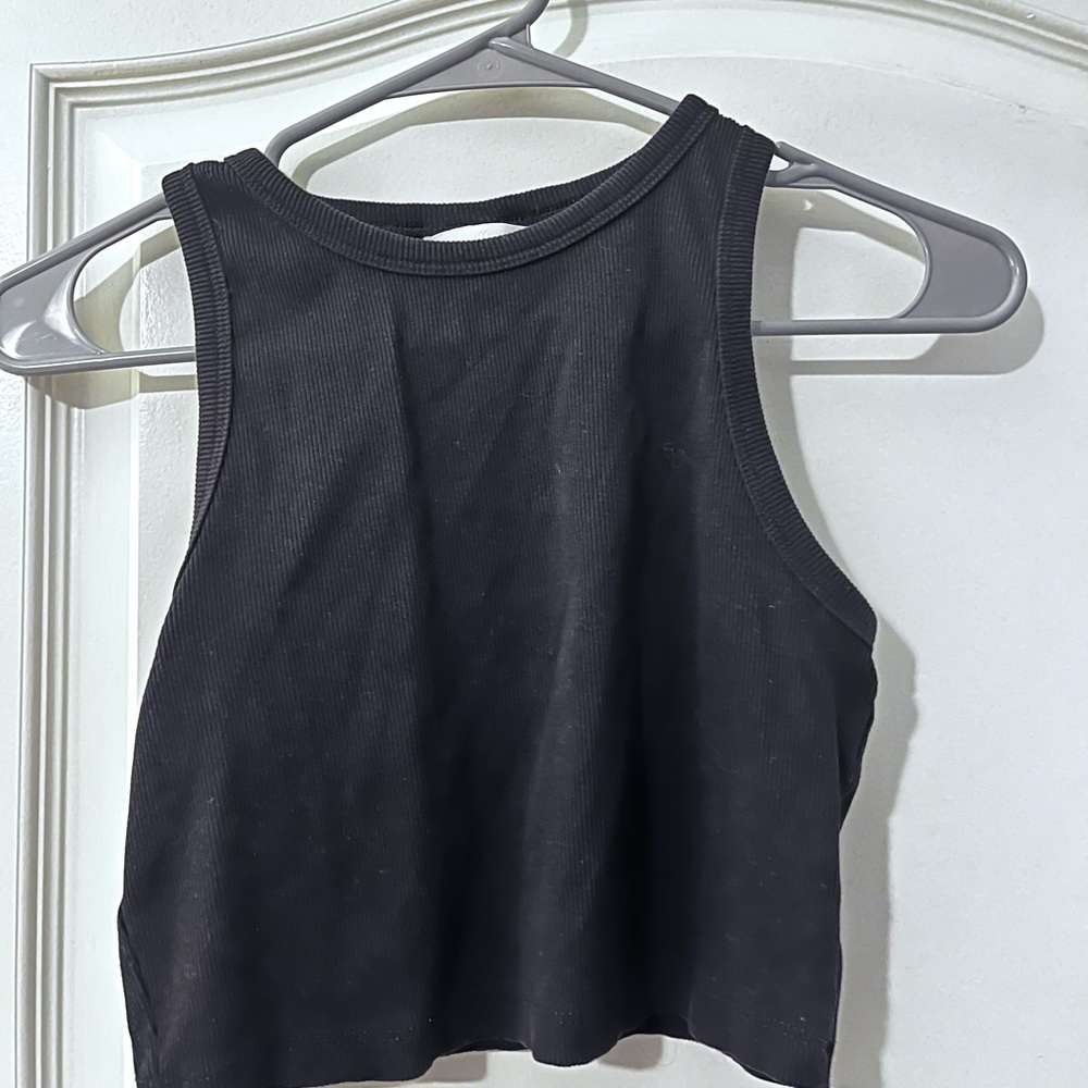 Black Sleeveless Women's Top